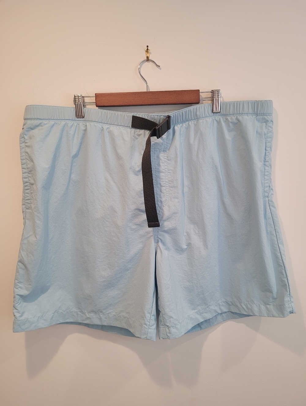 Columbia Men's Swim Trunks 2XL Nylon Omni Shade Belted Mesh Lined Quick Dry